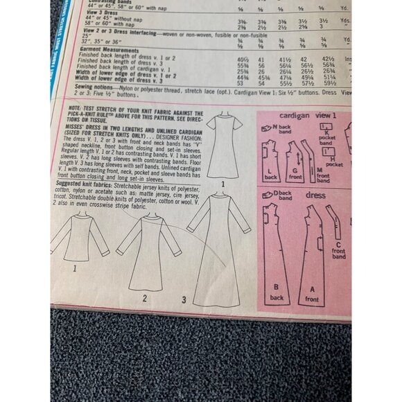 Simplicity Misses Dress Sewing Pattern sz 14 7131 - uncut - Picture 5 of 10